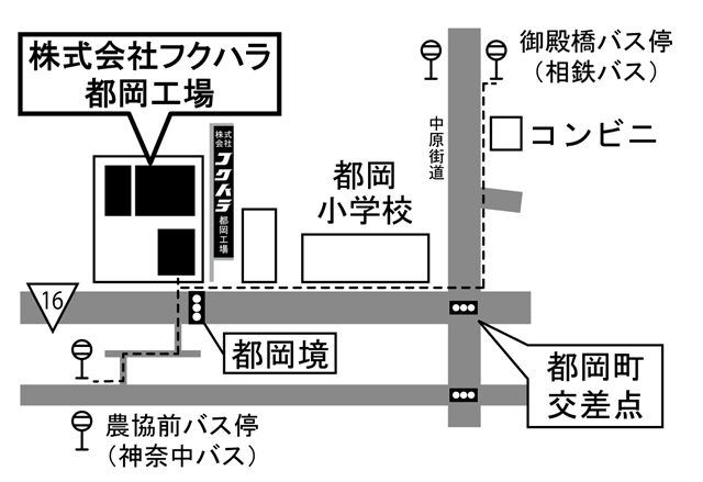 都岡工場最寄りバス停